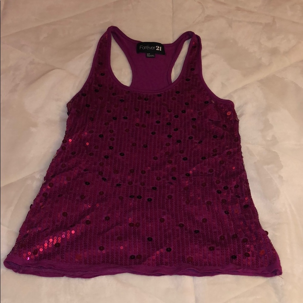 Sequin Racerback Tank